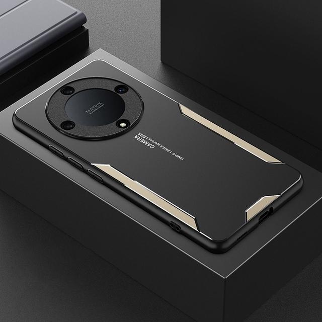 Металлический чехол из алюминиевого сплава для Honor Magic 5 Lite X9A X8A X7A задняя крышка силиконовый матовый чехол для телефона Honor X7 X9 5G X40 GT противоударный защитный чехол
