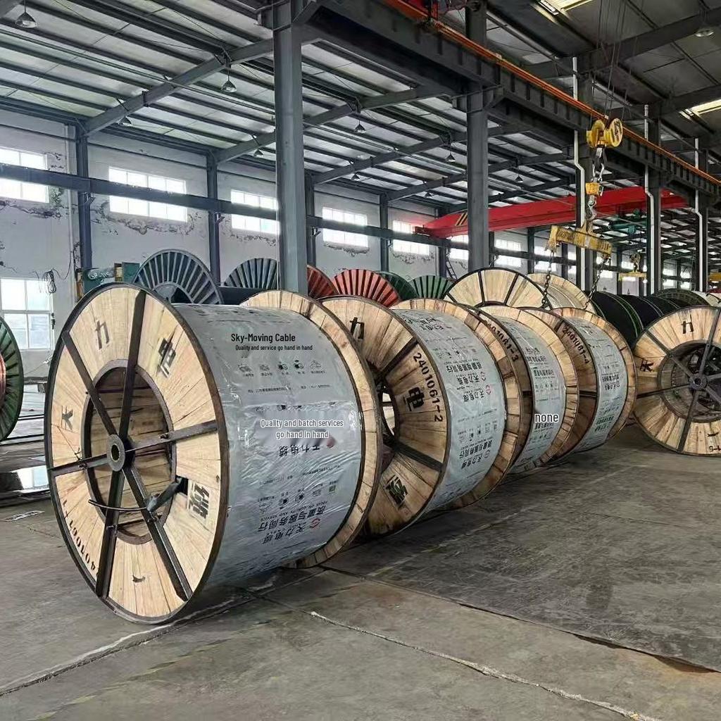 Oxygen-Free Copper Flame Retardant Single Core Steel Armored YJV Power Cable with PVC Insulation