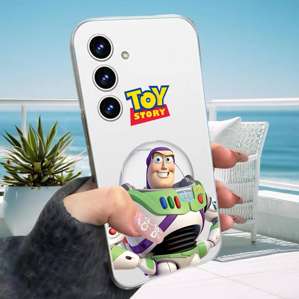 Чехол для телефона B-Buzz Lightyear для Samsung Galaxy S21 S22 S23 S24 S25ULTRA FE Ultra Plus5G A52S Прозрачный чехол
