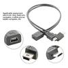 Мини-разветвитель USB Кабель Женский на 5p Мужской Провод Микро Мужской Зарядный Кабель