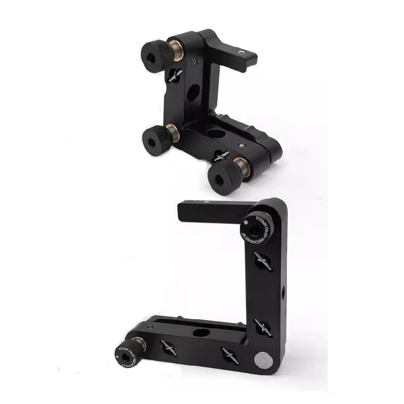Rectangular Optical Component Mount, 0.5"-1.0" Square Adjustment, Left/Right Hand Systems for Research Labs