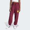 adidas Оригинальные спортивные штаны Moomin с вышивкой, трикотажные спортивные штаны для женщин, темно-фиолетовые IL2449