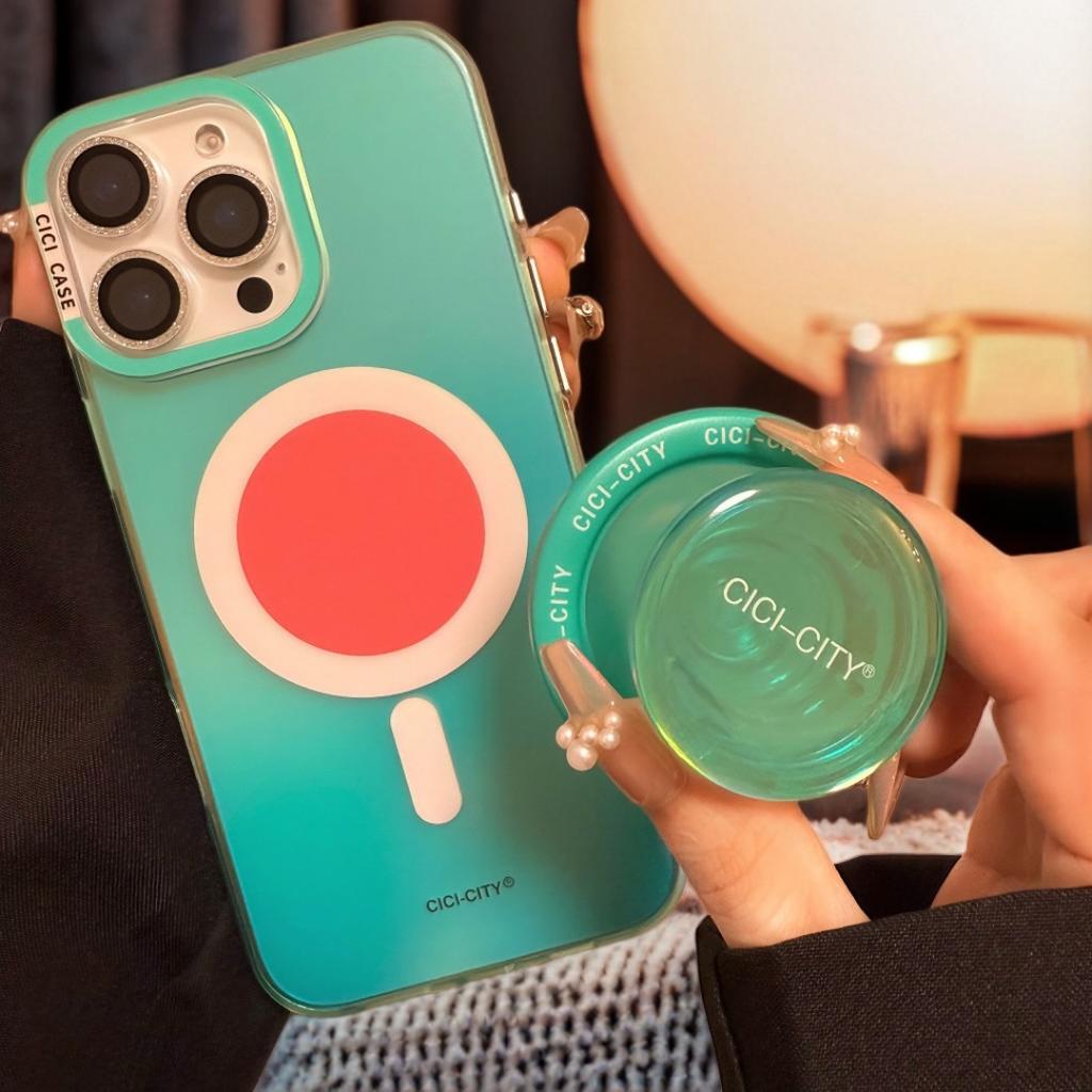 Роскошные модные матовые чехлы Magsafe с изменяющим цвет для iPhone 17 Air 16 15 Pro Max 14 13 Магнитная беспроводная зарядка