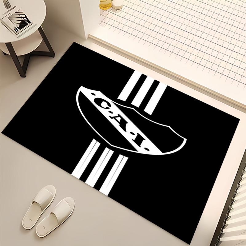 1pc Club Atlético Independiente Print Area Rug - Soft, Washable Non-Slip Indoor Mat, Living Room, Home Office Decorative Rug,Office Decorative