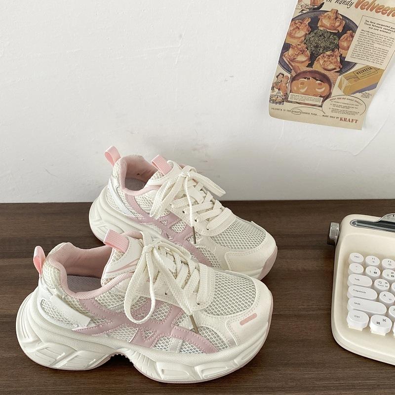 Новые женские повседневные кроссовки - для активного отдыха и путешествий, на толстой подошве, более дышащие, удобные, модные, нескользящие, с мягкой амортизацией.