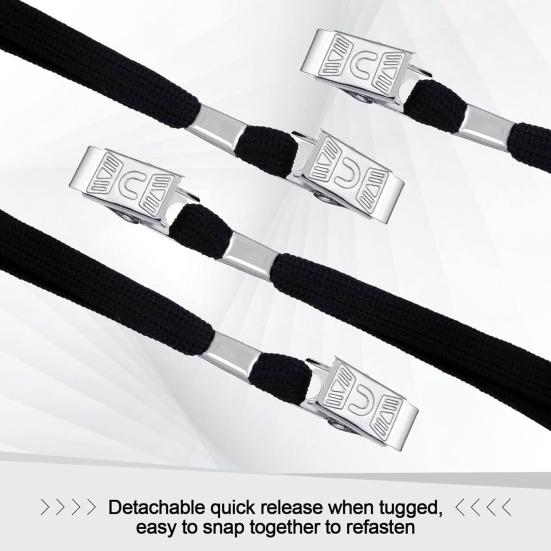 20 шт. держателей для ID-карт со шнурками Прозрачные Водонепроницаемые Запечатываемые Горизонтальные или Вертикальные Бейджи для Имен и Шнурки-ожерелья для Ношения на Шее