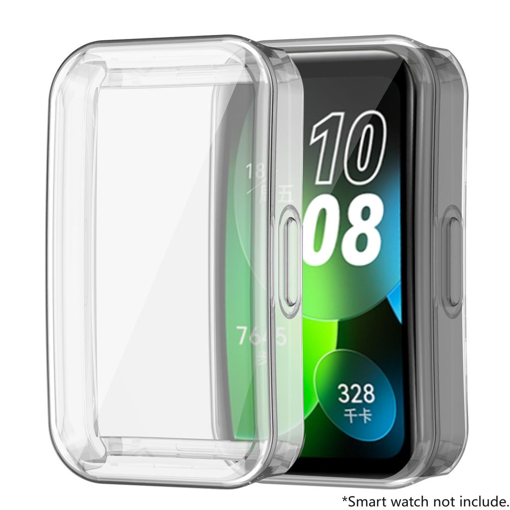 Мягкий ТПУ Чехол Для Huawei Band 10 9 8 Рамка Корпус Бампер Защитное Стекло Экран Браслет Band9 Полностью Прозрачный Защитный Чехол