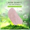 Crystal Natural Rose Quartz Guasha Scraping Beauty Kit Simming Arm Leg V Facial Plate