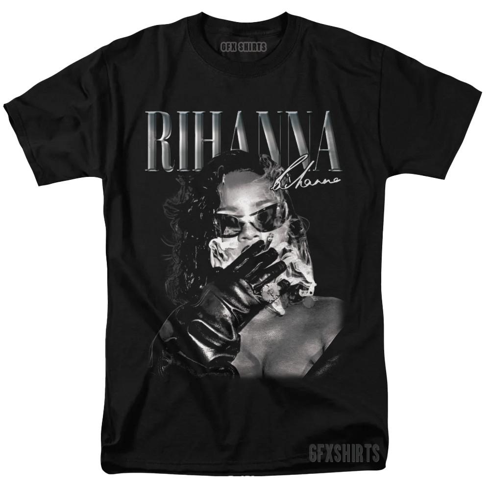 Футболка Rihanna, Мерч с концерта, Винтажный плакат, Графический дизайн, Унисекс футболка