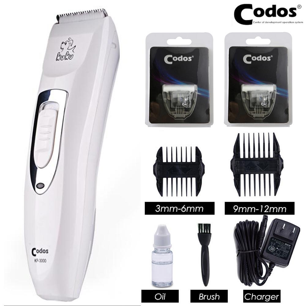 Codos KP3000 Rechargeable Pet Cat Dog H Trimmer Profional Groomg Kit Electrical Dog Clippers Shaver Set Hcut He