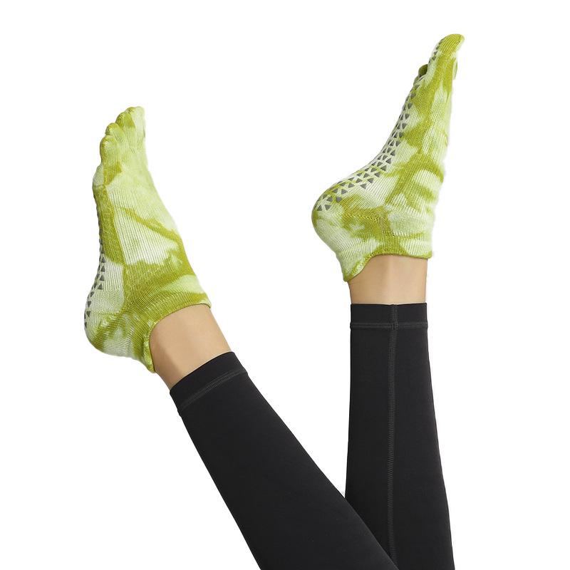 Носки для йоги Bodhi Grip New Trend: Носки для занятий спортом в помещении с пятью пальцами, нескользящие