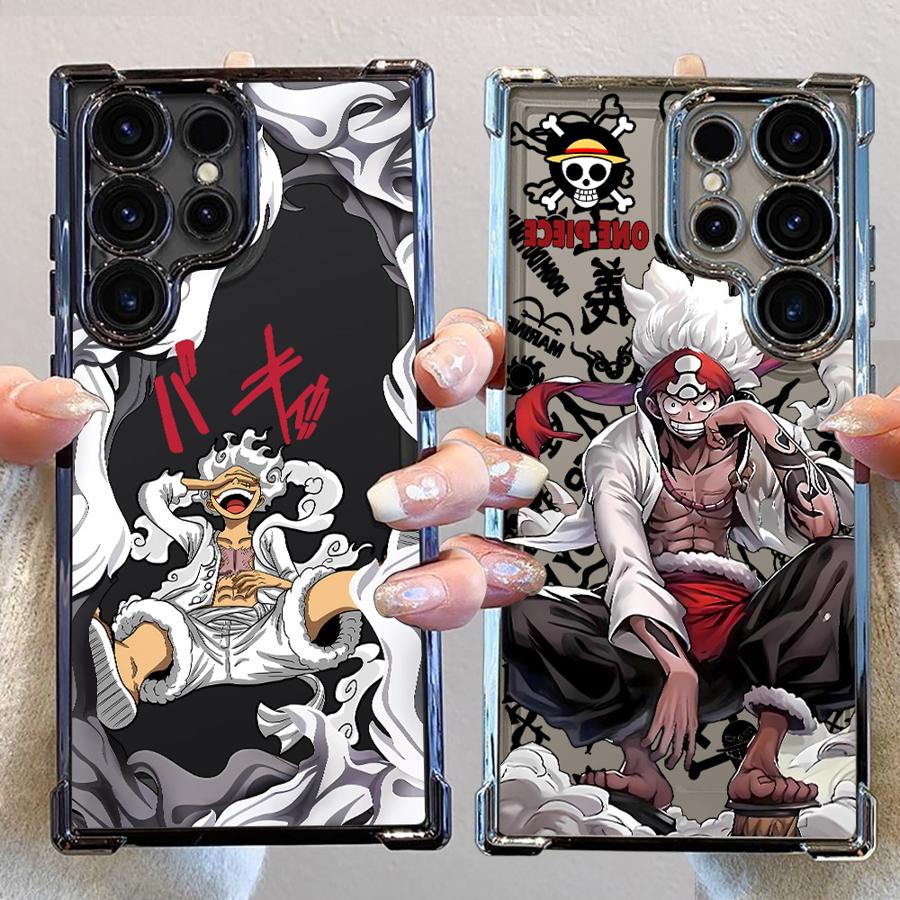 Phone Case for Samsung Galaxy s24fe S20 FE S22 Ultra S25 Ultra s24ultra S24 S25 Plus S23 S21FE Soft Cover Anime Ones Pieces