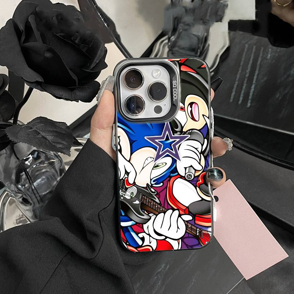 G-Shadow the Hedgehog Phone Case For iPhone17, 16,15,14,13,12 Pro Max Black Candy Matte Shockproof Cover