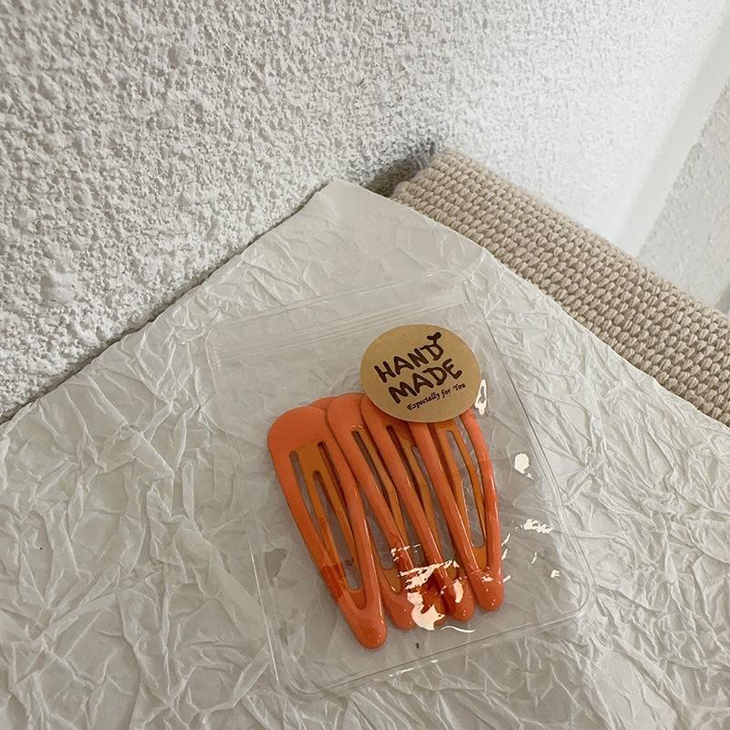 4-5 шт., желто-зеленая челка, боковой зажим, головной убор, волосы девушки, боковой зажим для волос, простая заколка, милый аксессуар для волос