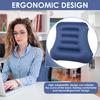 Inflatable Lumbar Support Pillow Ergonomic Portable Back Support Pillow Comfortable Office Chair Cushion for Home Car Traveling