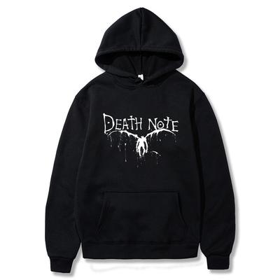 Новые толстовки с капюшоном Death Note в стиле аниме унисекс с принтом, уличная одежда унисекс, женская мода, толстовки большого размера, пуловеры с капюшоном в стиле Харадзюку, спортивные костюмы