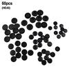 60x Car Flush Mount Plastic Hole Plug Assortment Auto Body Sheet Metal Pipe Hole Plug Covers Screw Cap Blanking End Covers