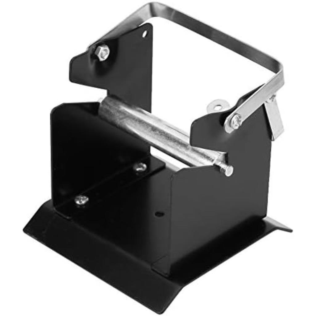Solder Dispenser Reel, Adjustable Roll Holder,Solder Spool Stand, Flexible Rotation, Heavy Duty Base, 1kg Capacity