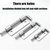 Spring Loaded Door Lock Bolts Rustproof Corrosion Resistant Easy Installation Lock Sliding Bolts