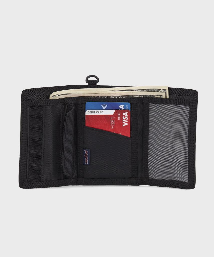 Кошелек Jansport Core Тройного сложения Черный