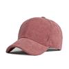 New Autumn and Winter Solid Color Corduroy Baseball Cap for Men and Women, Simple Duckbill Cap