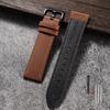 Ремешки для часов из натуральной телячьей кожи 18 мм 20 мм 22 мм 24 мм Ремешок для смарт-часов Темно-коричневый Черный Синий Ремешок для часов Аксессуары для часов