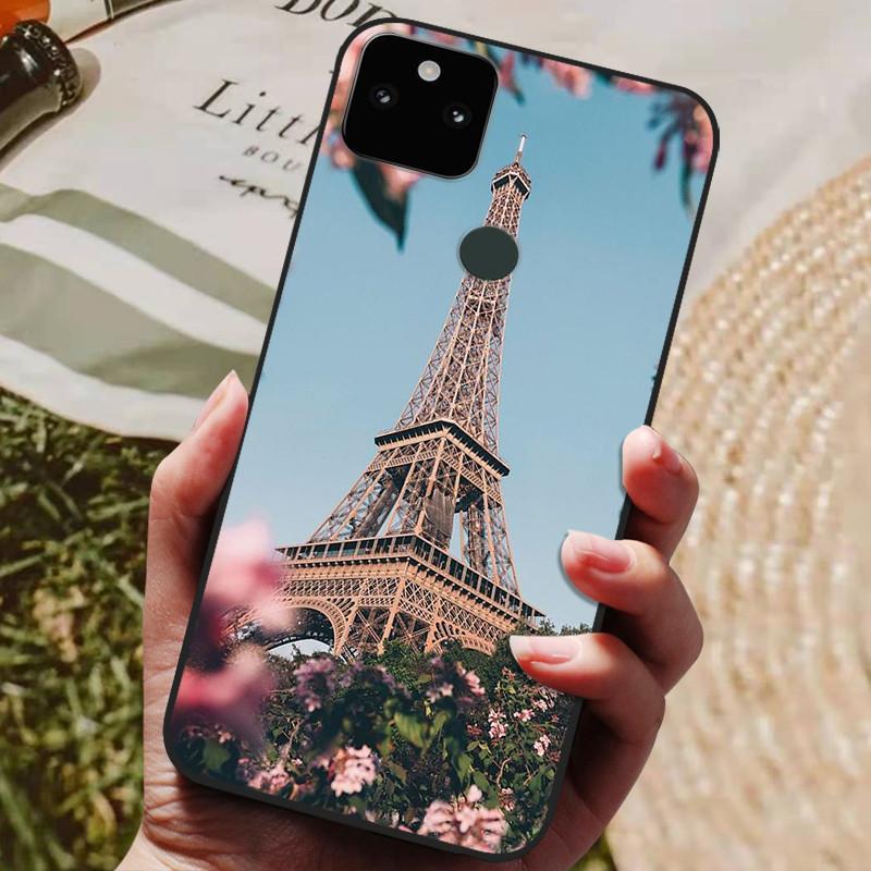 Модный матовый чехол для Google Pixel 5A 5G 5 Чехол Мягкий силикон Google Pixel 4A 5G 4G Чехол Задняя крышка Pixel5 Pixel4A Чехлы