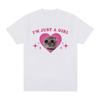 The Latest Mens Pure Cotton Tshirt for 2025 Im Just A Girl Comfortable Breathable Highquality Beach Travel Party Ins