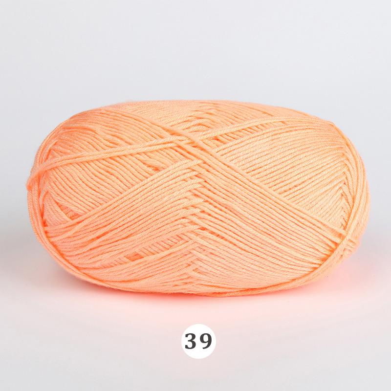 50g/Ball DIY Crochet Yarn Hand Woven Yarn Knitted Fabric Natural Bamboo Cotton Baby High Quality
