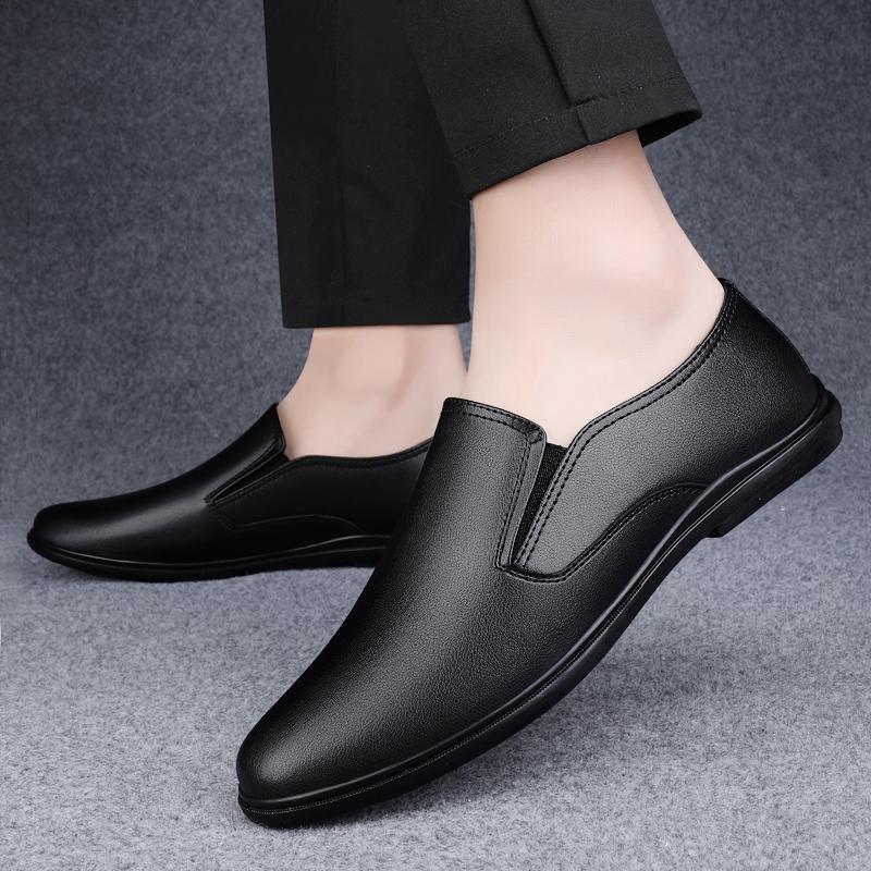 Fashion Men's Genuine Leather Breathable Loafers Comfortable Soft Casual Shoes for Men Lightweight Walking Shoes Male Driving Moccasins