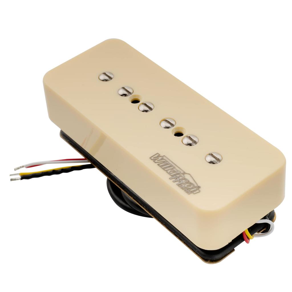 Wilkinson M Series Stacked P90 Humbucker for Electric Guitar Cream Single-Coil Pickup, Size, SG/LP Bridge,