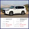 Подходит для Lexus LX570 J200 LX450d 2016 ~ глянцевый черный умный чехол для дверной ручки стильная наклейка отделка автомобиля защитная пленка
