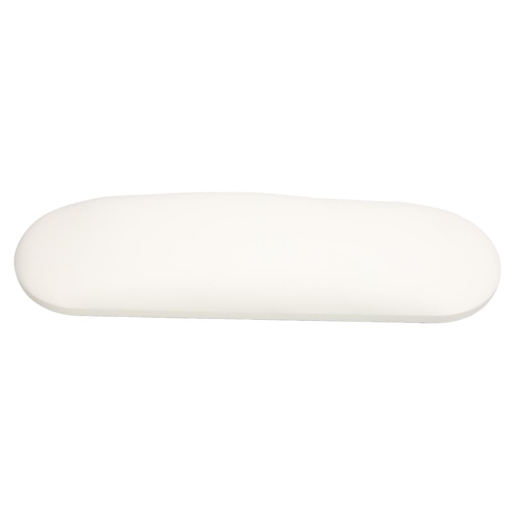 Nail Art Hand Pillow Soft PU Leather Easy Clean Manicure Arm Rest Cushion for Nail Salon White