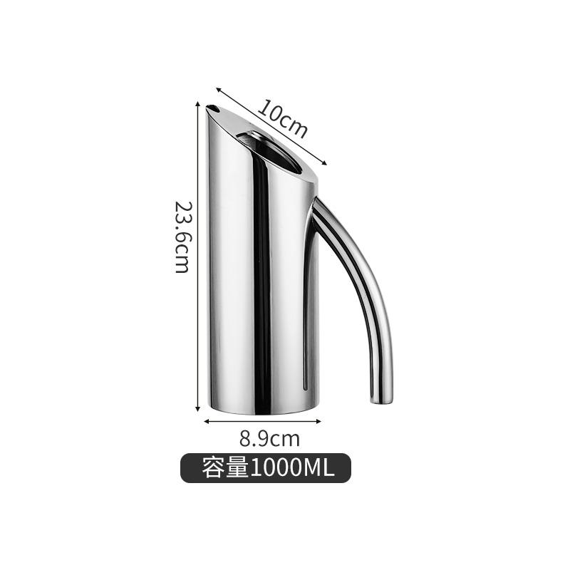 Кувшины из нержавеющей стали для кухни, бутылка для сока и супа в ресторане, емкость для замораживания воды, чайник для вина, разделитель для красного вина