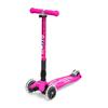Maxi Micro Foldable Deluxe LED Maxi Micro Foldable Deluxe LED Kickboard для детей, шокирующий розовый [Официальный магазин]
