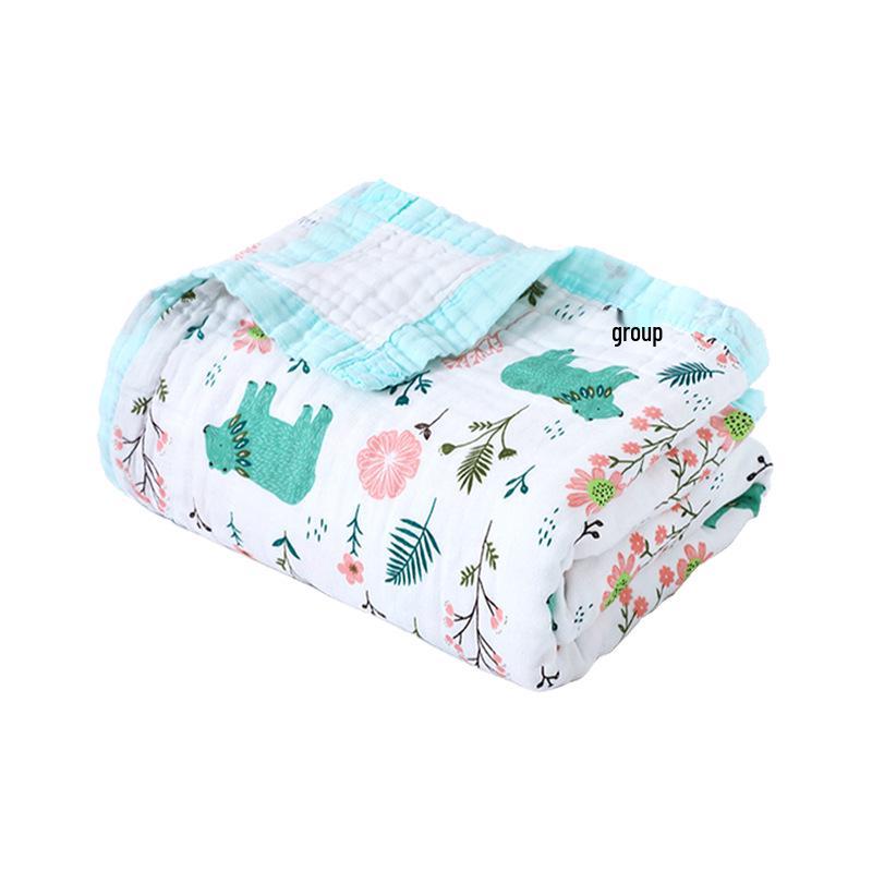Six-Layer Pure Cotton Baby Bath Towel & Blanket
