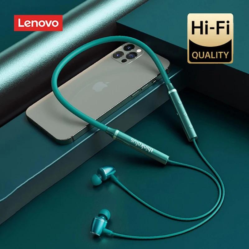 Lenovo Наушники HE05X II Bluetooth 5.0 с интерфейсом зарядки Type C, беспроводные наушники HIFI с магнитным шейным ободом, спортивные наушники 8H