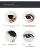 Waterproof Modern LED Outdoor Wall Lamp, Induction Courtyard & Balcony Light, Fan-Shaped Design