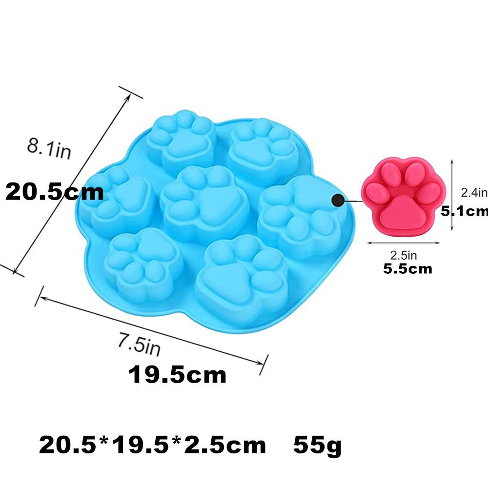 Силиконовые формы для шоколада в виде лапы, косточки, антипригарные формы для конфет и желе, инструмент для самостоятельного изготовления мыла