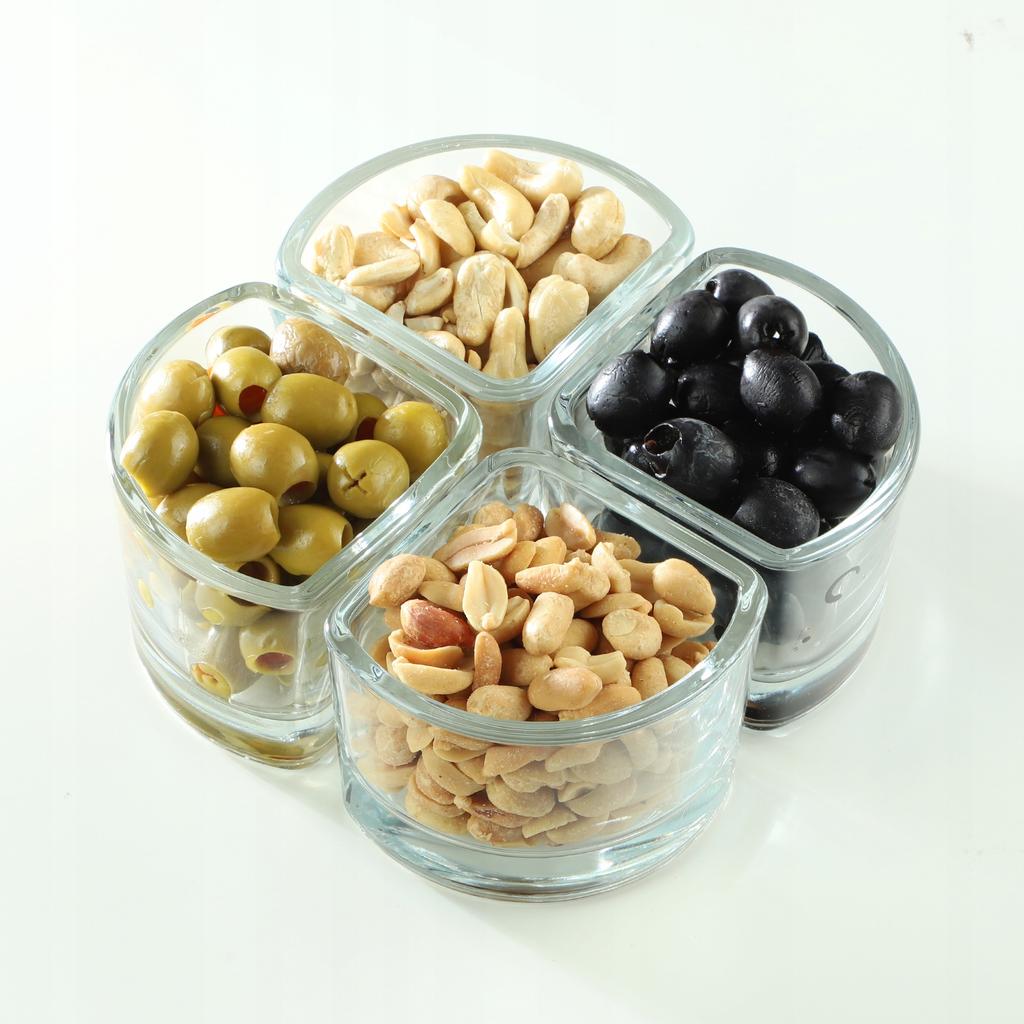 KADAX Пиалы Салатники Стеклянные Для Закусок Соус Дип Набор