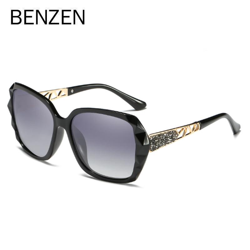 Поляризационные солнцезащитные очки BENZEN, женские брендовые дизайнерские солнцезащитные очки UV400, роскошные женские солнцезащитные очки Óculos B6713