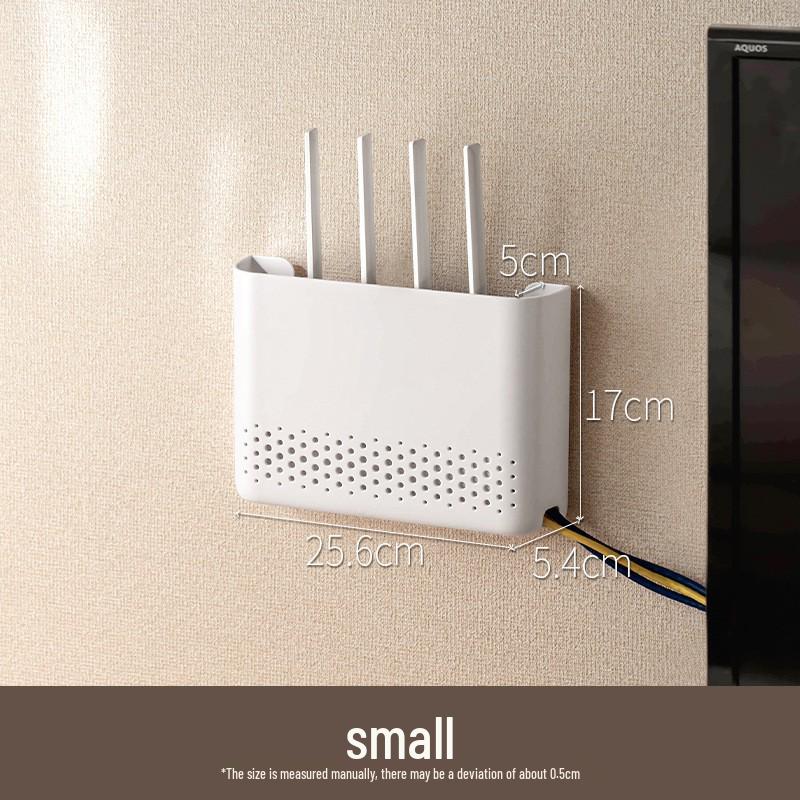 Настенная полка для хранения WiFi-роутера без сверления для гостиной