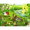 5D DIY Diamond Painting Ducks In The Garden Full Round Diamond Embroidery Cross Stitch Rhinestone