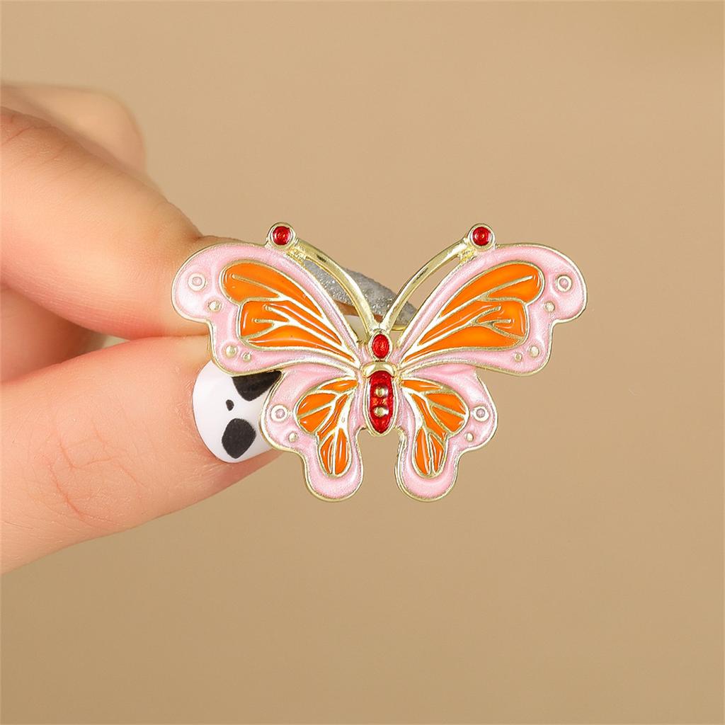 Vintage Elegant Butterfly Brooch Romantic Trendy Pin Classical Y2K Jewelry Accessories Party Festival Birthday Gift Souvenir