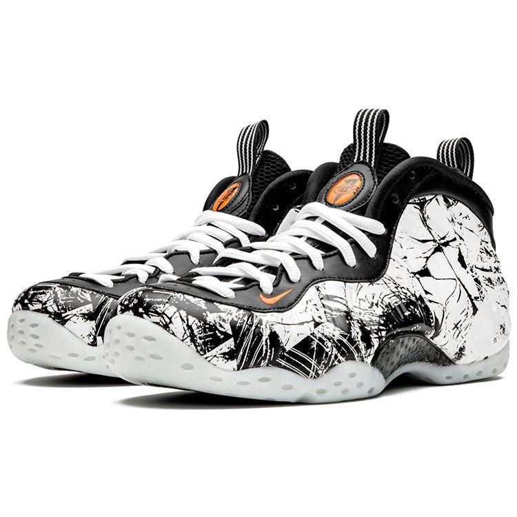 Nike Кроссовки унисекс Air Foamposite One Shattered Backboard Белый Черный Total-Orange 314996-013