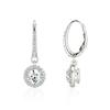 Swarovski 5636270 Una Angelic Constella Hoop Drop Earrings