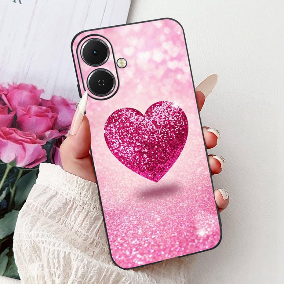 Cute Painting Phone Case For Tecno Spark Go 2 2025 Soft Silicone TPU Back Cover For Tecno Spark Go2 KM4 Cases Bumpers