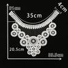 White I Milk Silk Embroidery Hollow Collar Sewing Lace Diy Decoration With Clothing Accessories Collar Accessories