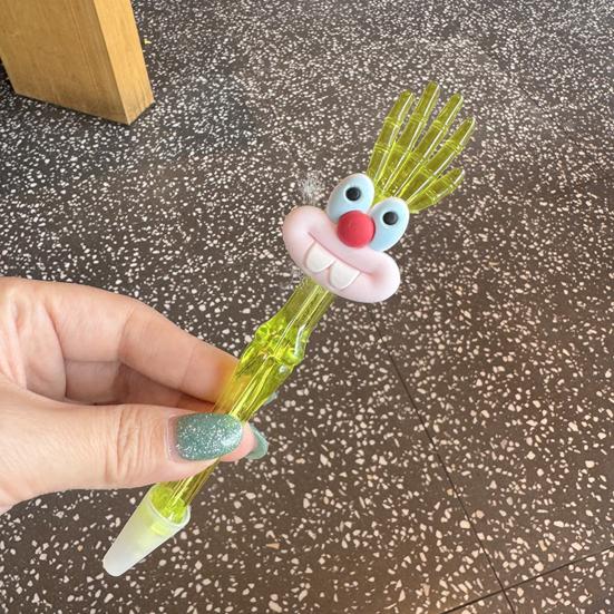 Cute Ballpoint Pens Kids Cartoon Gel Pen With Top Hand