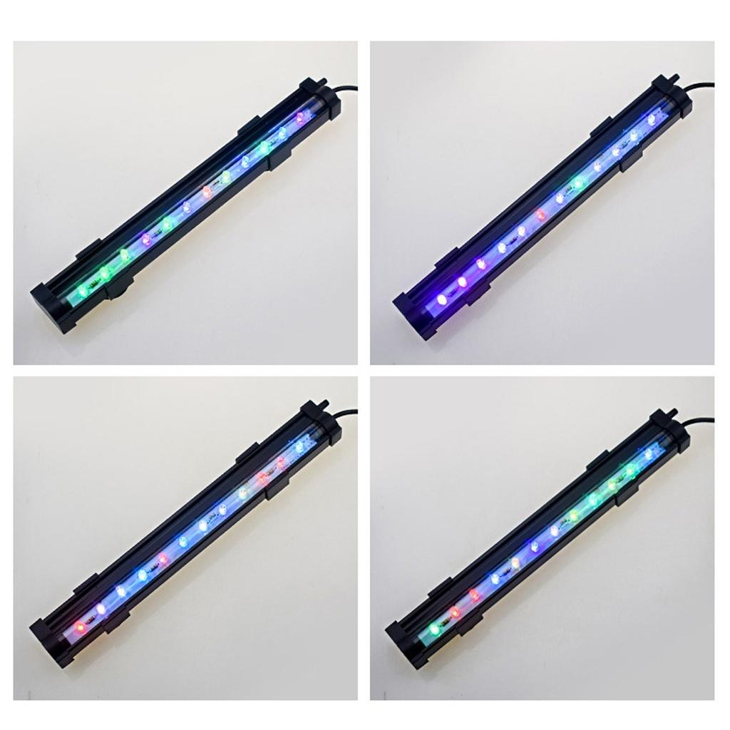 Водонепроницаемый светодиодный светильник для аквариума, водонепроницаемые фонари для аквариума, многоцветная погружная лампа